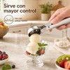 Cucharas de Helado de Acero Inoxidable, 3 Piezas, Tamaños 4.5,