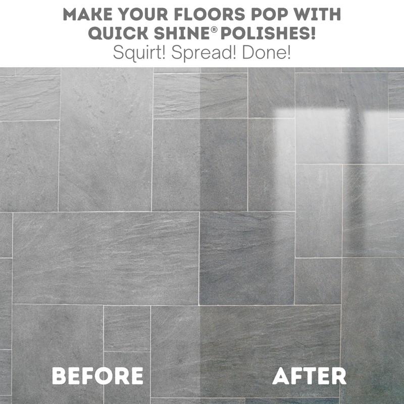 Quick Shine Multi Surface Floor Cleaner & Floor Polish w/Clean