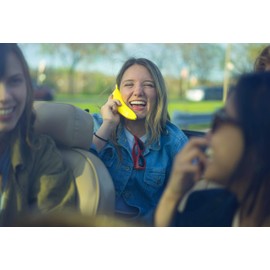 Banana Phone Bluetooth Handset for iPhone and Android Mobile Devices (Single Banana)