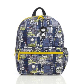 City print zip & Zoe Kids Bag, Little Kid Backpack, Blue (blau) – BM1637
