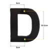 Door Letters and Wall Letters - Letter D