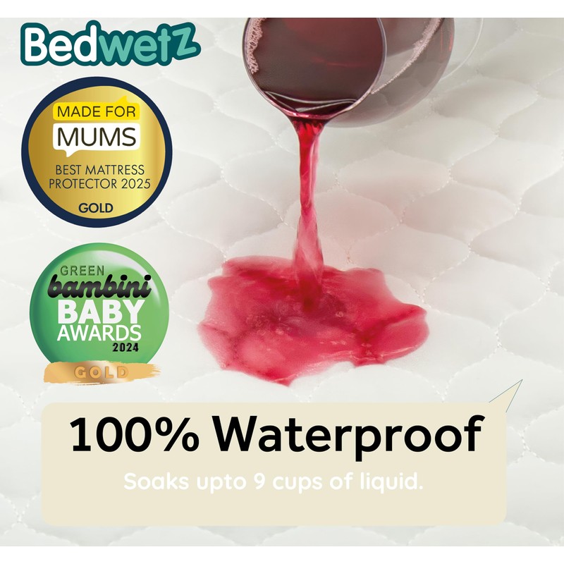 Bedwetz® Potty Training Bed Pads 100% Waterproof Mattress Protector Size