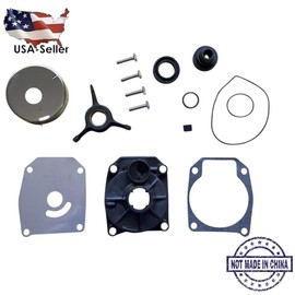 Water Pump Impeller Kit for Evinrude Johnson 40/45/48/50 HP Replacement for 438592 433548 433549 777805 and for Sierra 18-3454 and 18-3394