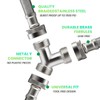 Watflow 4FT Steam Dryer Hose Installation Kit with 3/4" FHT