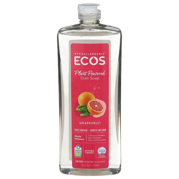 Ecos, Dishmate Liquid Grapefruit, 25 Fl Oz