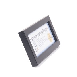 Creative Picture Frames 3.5 by 8.5 Inch Professional Black Business License Certificate Frame, Self Standing with Wall Hanger (Pack of 4)