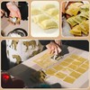 KEYIDO® 4 PCS Ravioli Stamp Maker Cutter, Square Round Ravioli