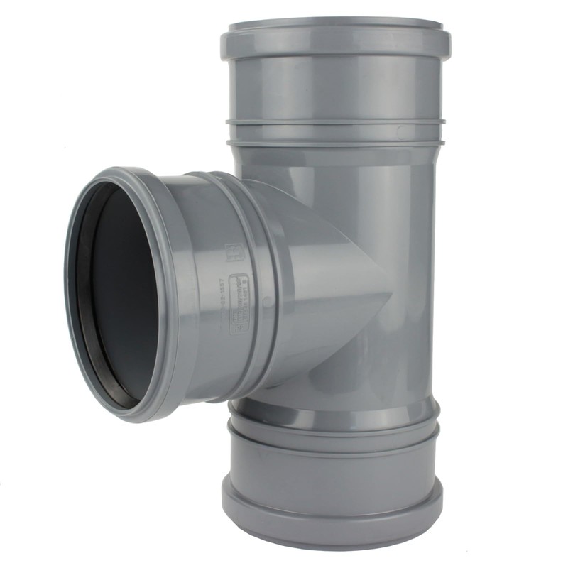 VONLIS T-Piece HT Pipe System Socket Waste Water Pipe Branch