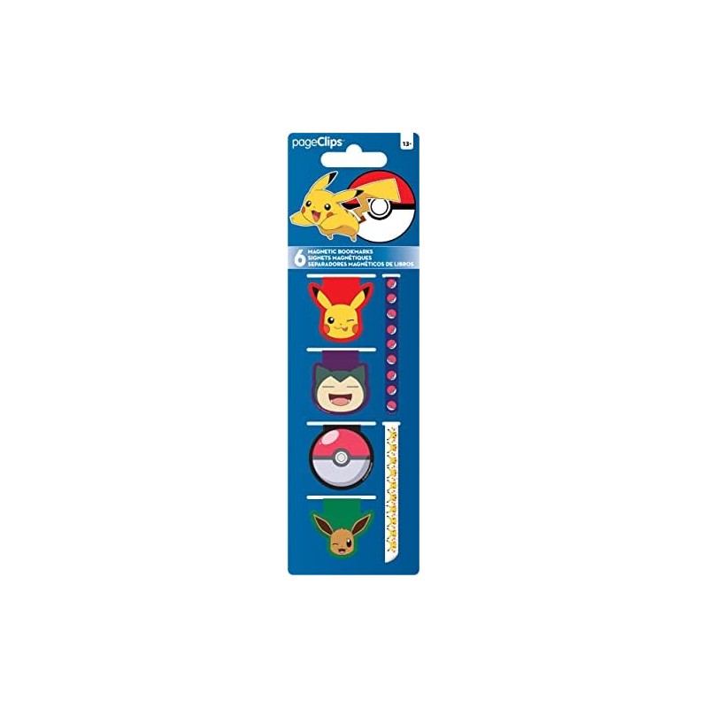Antioch - Clips magnéticos para páginas, 6 unidades, multicolor 2.25