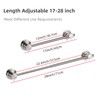 JiePai Extendable 17-28 inch Suction Cup Towel Bar,Bath Shower Towel