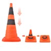 70cm High Quality Road Traffic Collapsible Road Cones With Reflective