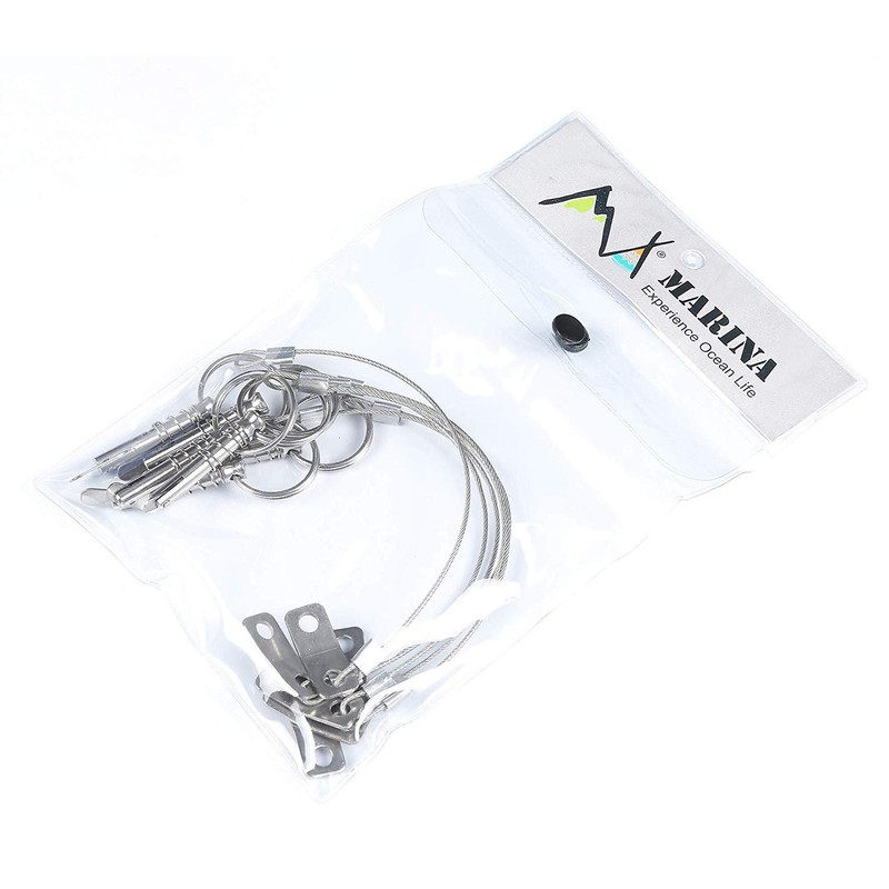 MX 1/4" Diameter Boat Pins Quick Release W/Lanyard Prevent Loss,