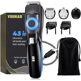 Beard Trimmer for Men with 3 Attachments, 40 Adjustable Precisions, Waterproof, 240 Min Runtime - for Mustache, Face, Head, Neck, Beard Hair Grooming - Gift Choice