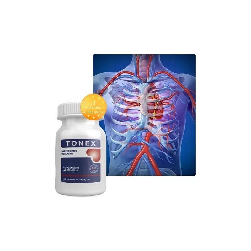 Suplemento Tonex Ayuda Y Mantiene La Presion Arterial 20 Capsulas