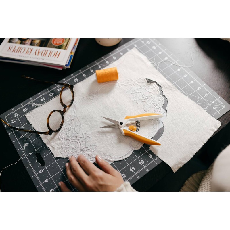 Fiskars 15cm Easyaction™ Scissors – Micro-Tip™ Shears for Sewing &