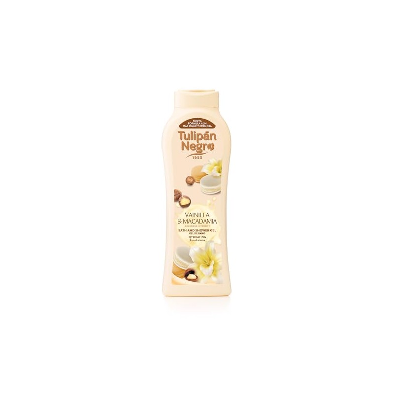 TULIPA?N NEGRO Vanilla Gel Macadamia Tulipan Black 600 120ml