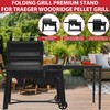 Grill Stand for Traeger Woodridge Pro/Elite Grills, Portable Folding Side