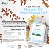 Vegan Flaxseed Oil 2000mg - 180 Softgel Capsules - Cold