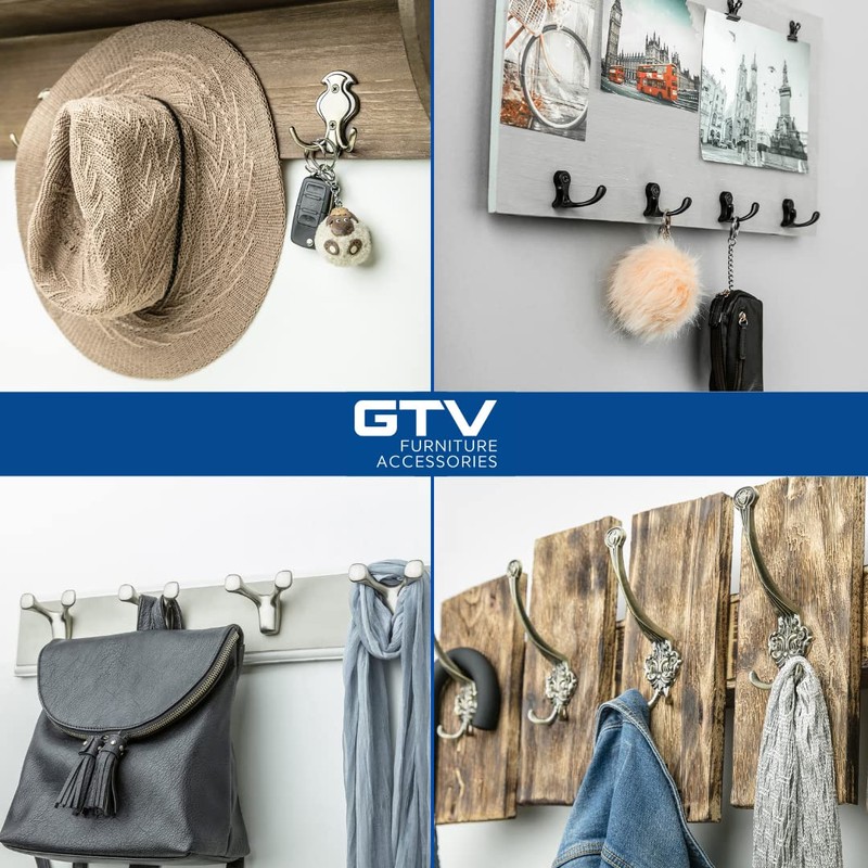 GTV - WALENCIA Coat Hook - Surface: Matte Black -