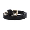 VALENTINO Emma Winter Belt W110 Nero / Oro - Can