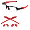 Tintart Rubber Kits Earsocks & Nosepieces Compatible with Oakley Flak