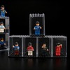 20 Pack Acrylic Display Case for Minifigures, Stackable Clear Dustproof