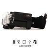 MegaGear MG1350 Ever Ready Leder Kamera Halbtasche mit Trageriemen und