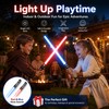 Glowing Toy Lightsaber for Kids’ Pretend Play – Telescopic LED