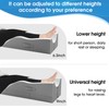 TranquilRelax Elevation Pillows for Leg After Surgery, Memory Foam Adjustable