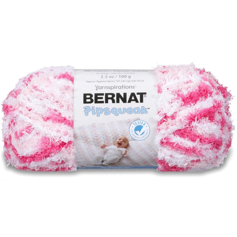 Bernat Bulk Buy Pipsqueak Yarn (3-Pack) Pink Swirl 162059-59413