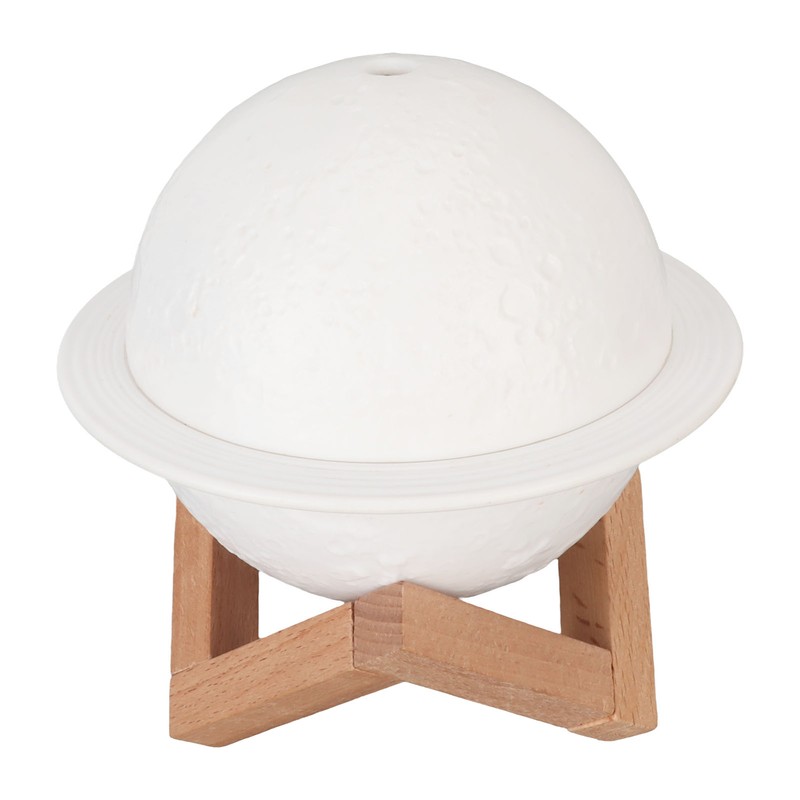 Mini Planet Humidifier LED Moon Lamp Diffuser Rechargeable Planetary USB