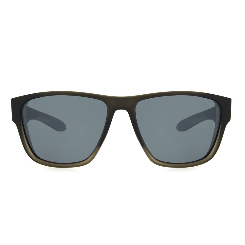 Body Glove Brosef Rectangle Sunglasses, Grey, 55 mm