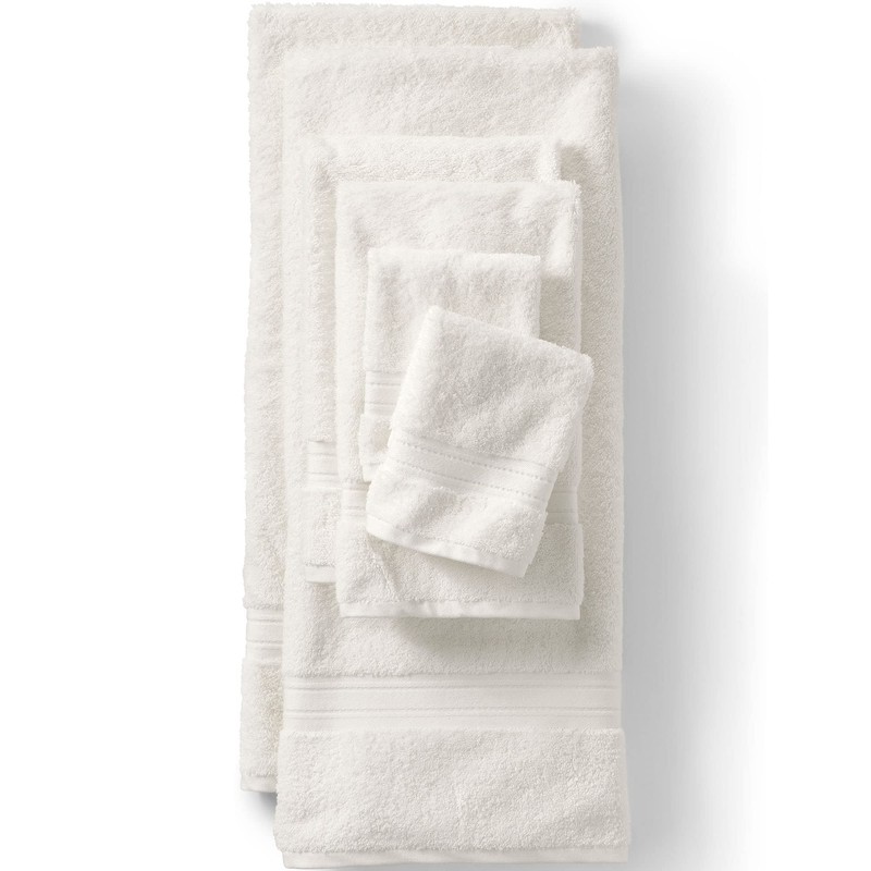 Lands' End Supima Towel Ivory 6 Piece Towel Set