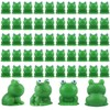RNHDLY Pack of 50 Mini Frogs, Mini Resin Frog Figures, Mini Figures, Small Frog, Mini Frog Figures for Aquarium, Garden, Landscape, Dollhouse, Pot Decorations for DIY