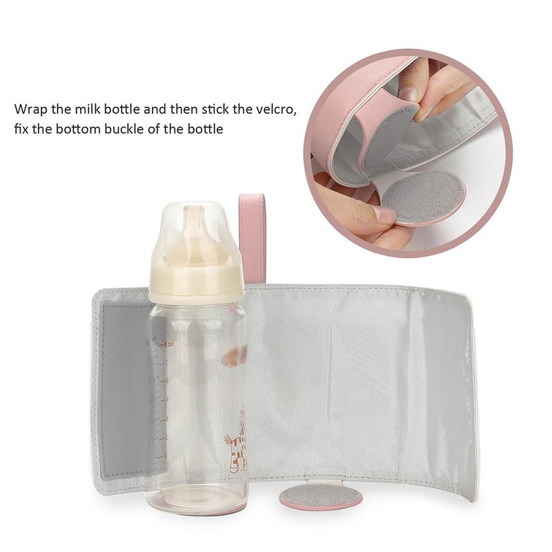 Bottle Warmer Bag 3 Temperature Adjustable Portable Baby Bottle Warmer