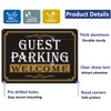 Welcome Guest Parking Signs 14"x 10" Visitor Parking Signs Metal
