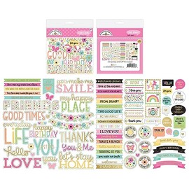 Doodlebug Odds & Ends Chit Chat Die-Cuts-Hello Again