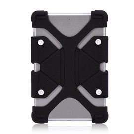 Aramox Tablet Case Cover, Adjustable Silicone Case Protector Washable Universal for // Tablet (9-12inch Black)