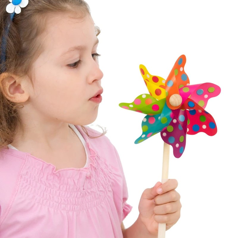 CIM Moulin Wind Chime 14 Colour Dots UV-Resistant and Weatherproof