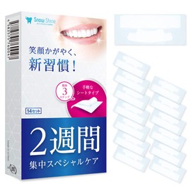 Whitening Teeth Whitening Sheets, Tartar Removal, Toothpaste Tape, Snow Shine, 14 Day Supply, 28 Sheets (regular)