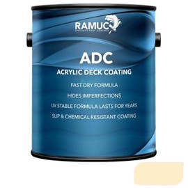 Discount Pool Mart Ramuc Acrylic Deck Coating Cayman Sand 1 Gallon | 940225601