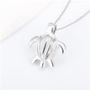 LGSY Silver Plated 5Pcs Turtle Cage Pendants Crafting Charm for