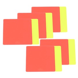 Football Referee Card, red and Yellow Referee Cards, Football Warning and Ejection Cards, disciplinary Cards, for Basketball School Sports Referee Game Trainer