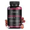 Suplemento Resveratrol 800mg Vitamina C Nuboos 180 Cápsulas Veganas