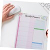 GRIRIW 2Pcs Weekly Planner Notepad Tear Off Memo Pad for