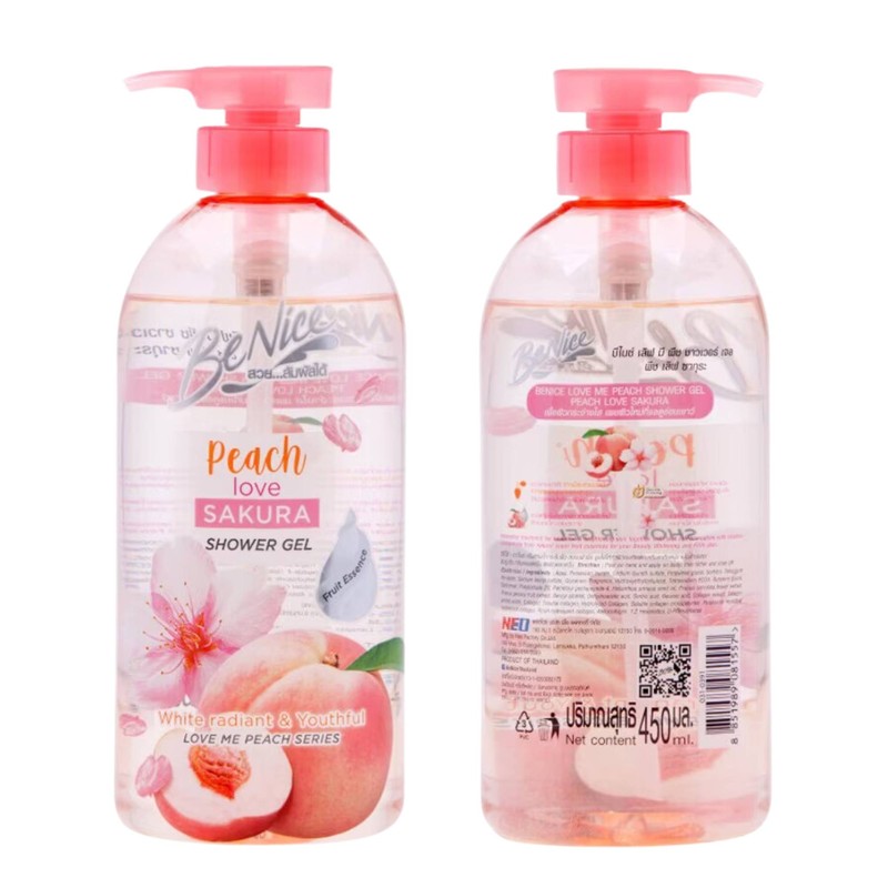 Benice [THAILAND] BeNice Moisturizing and Refreshing Shower Gel 400ml /