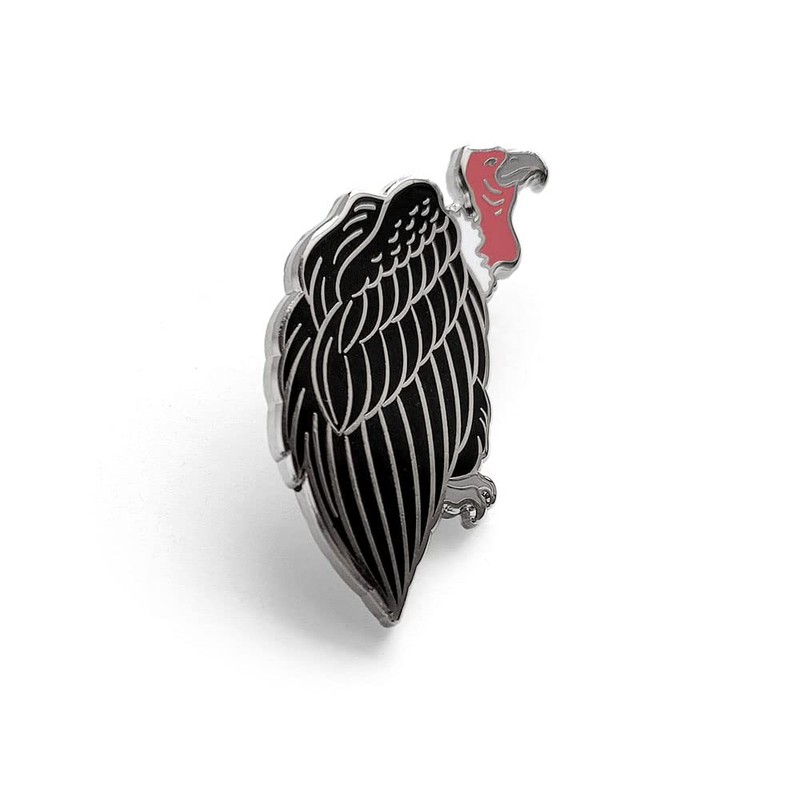 Pinsanity Vulture Enamel Lapel Pin