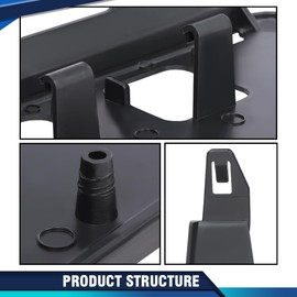 PIT66 NEW Front License Plate Bracket Compatible with 2020 2021 2022 Ford F250 Super Duty F350 Super Duty LC3Z-17A385-AB