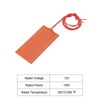 MECCANIXITY Silicone Heating Pad, 12V 15W Heater Film Flexible Heating