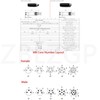 ZBLZGP M8 5 Pin Waterproof Connector Male Female Aviation B